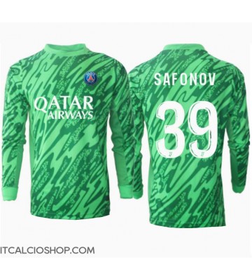 Paris Saint-Germain Matvei Safonov #39 Portiere Prima Maglia 2024-25 Manica Lunga
